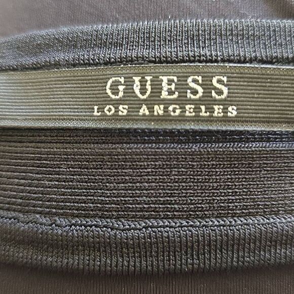 GUESS Mirage Cut-Out Bandage Halter Mini Dress in Black   Sz: M - Picture 5 of 7